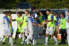 Men's Soccer vs Brandeis  Wheaton Men's Soccer vs Brandeis University. - Photo by Keith Nordstrom : Wheaton, Soccer, Brandeis, MSoc2019